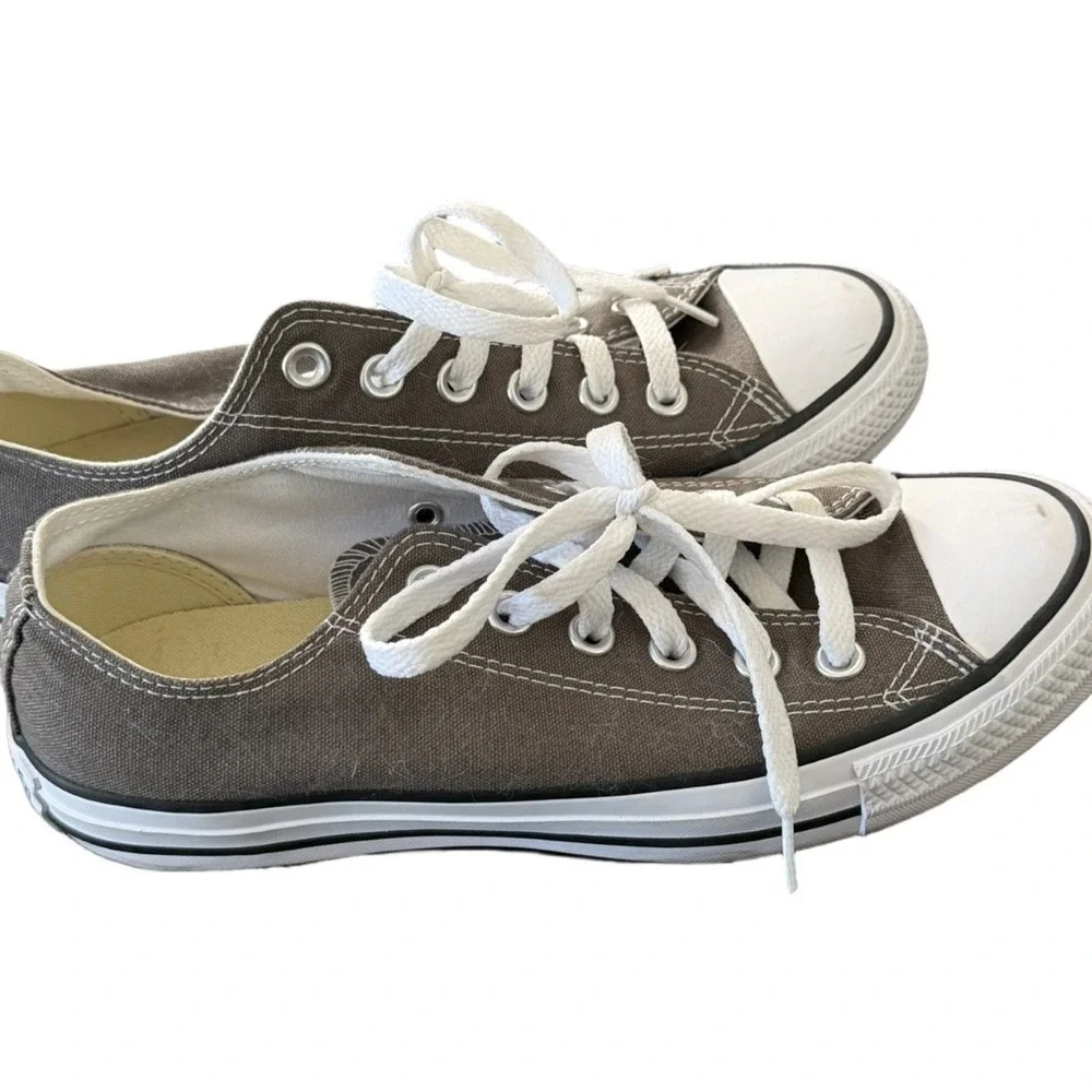 Converse All Star Low Top Sneakers Women's 7.5 Men's 5.5 Charcoal Gray Canvas